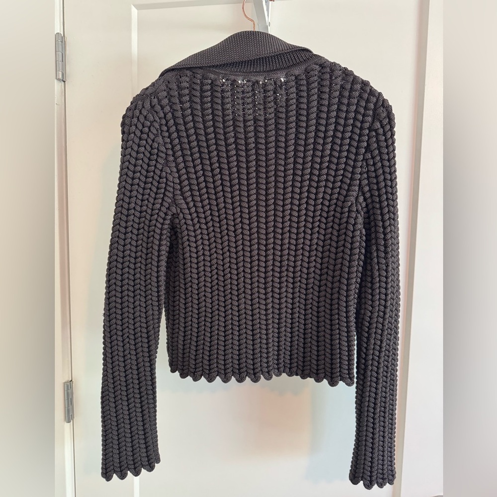 NWT | Future Collective x Jeneé Naylor | Braided Button-Front Collared Cardigan - Picture 9 of 15